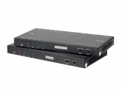 Monoprice, Inc (China для USA)/MP21668 BlackBird 4K HDBaseT Slim комплект подовжувача для житлових приміщень, 4K на 100 м, ARC, HDCP 2.2, Ethernet, 2-смуговий PoH