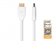 Кабель HDMI/MP16119 Високошвидкісний сертифікований HDMI кабель 4K преміум-класу  – 18 Гбіт/с, 3 метра., білий