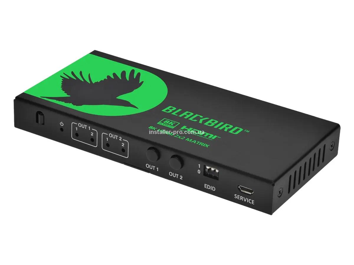 Blackbird 8K60 2x2 HDMI матриця з аудіоекстракцією, HDMI 2.1, HDCP 2.3